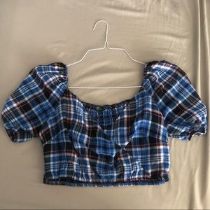 Gingham Crop Top